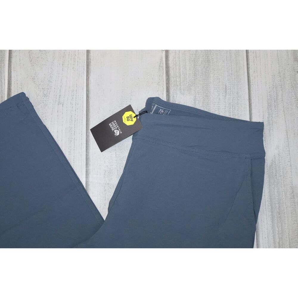 NEW Mountain Hardwear Dynama Pants Women’s XL Hiking Quick Drying UPF Moon Blue - Picture 2 of 11